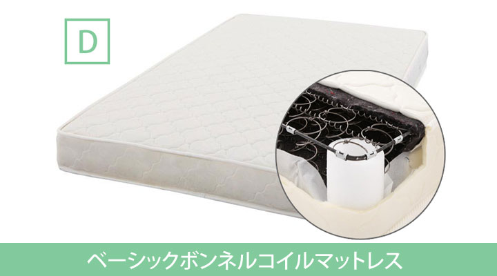 ベーシックボンネルコイルマットレス ダブル